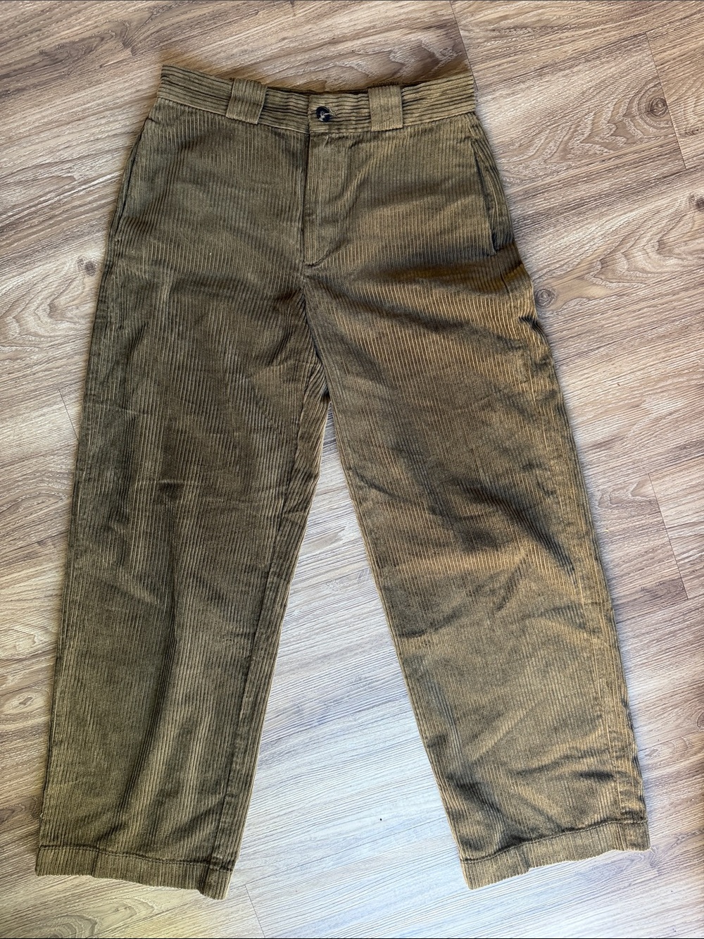 Everlane Women’s Corduroy Olive Green Organic Cotton Pants Size: 6 - Picture 1 of 11